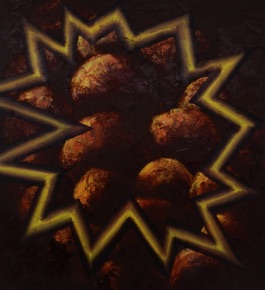 Bright dark stones
Oil 44 x 40 Bright dark stones
Oil 44 x 40